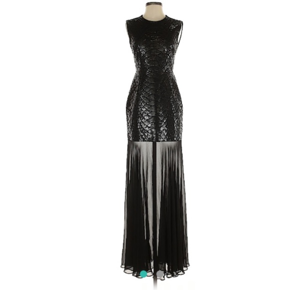 NWT BCBG Black Gown, XS